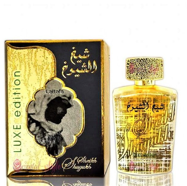 100 ml Eau De Parfum Sheikh Shuyukh Luxe Fűszeres Karamell Illat Férfiaknak 1 
